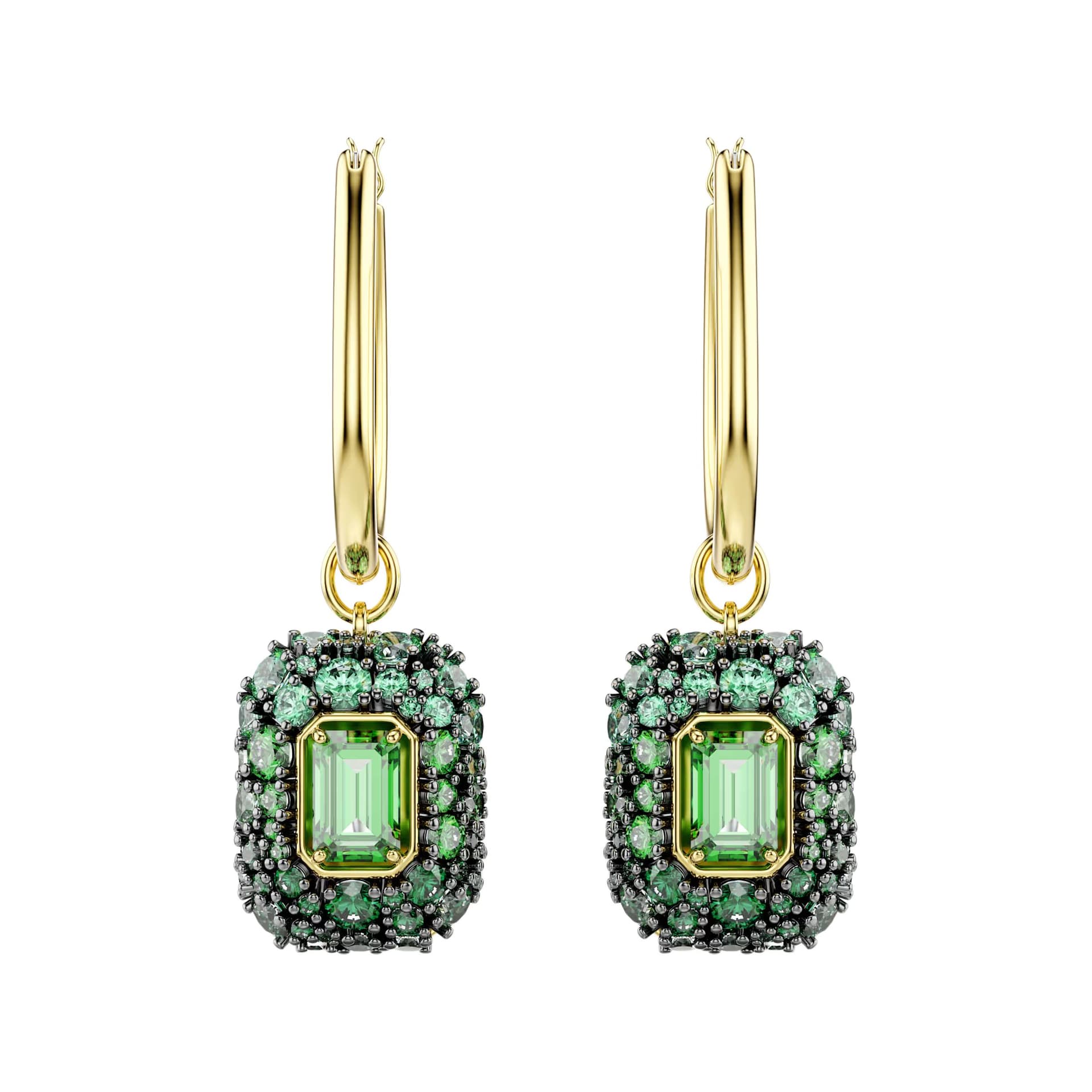Серьги Swarovski Sublima Кубическая циркония Серьги Женские Зелёный - изображение 1