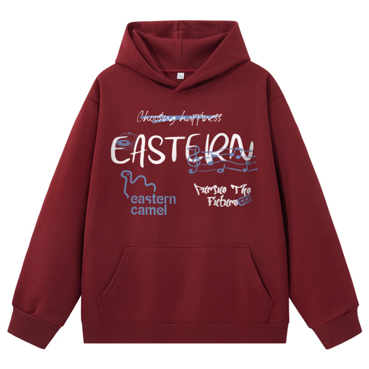 Худи EASTERN CAMEL Бургундский Унисекс Толстовки - изображение 1