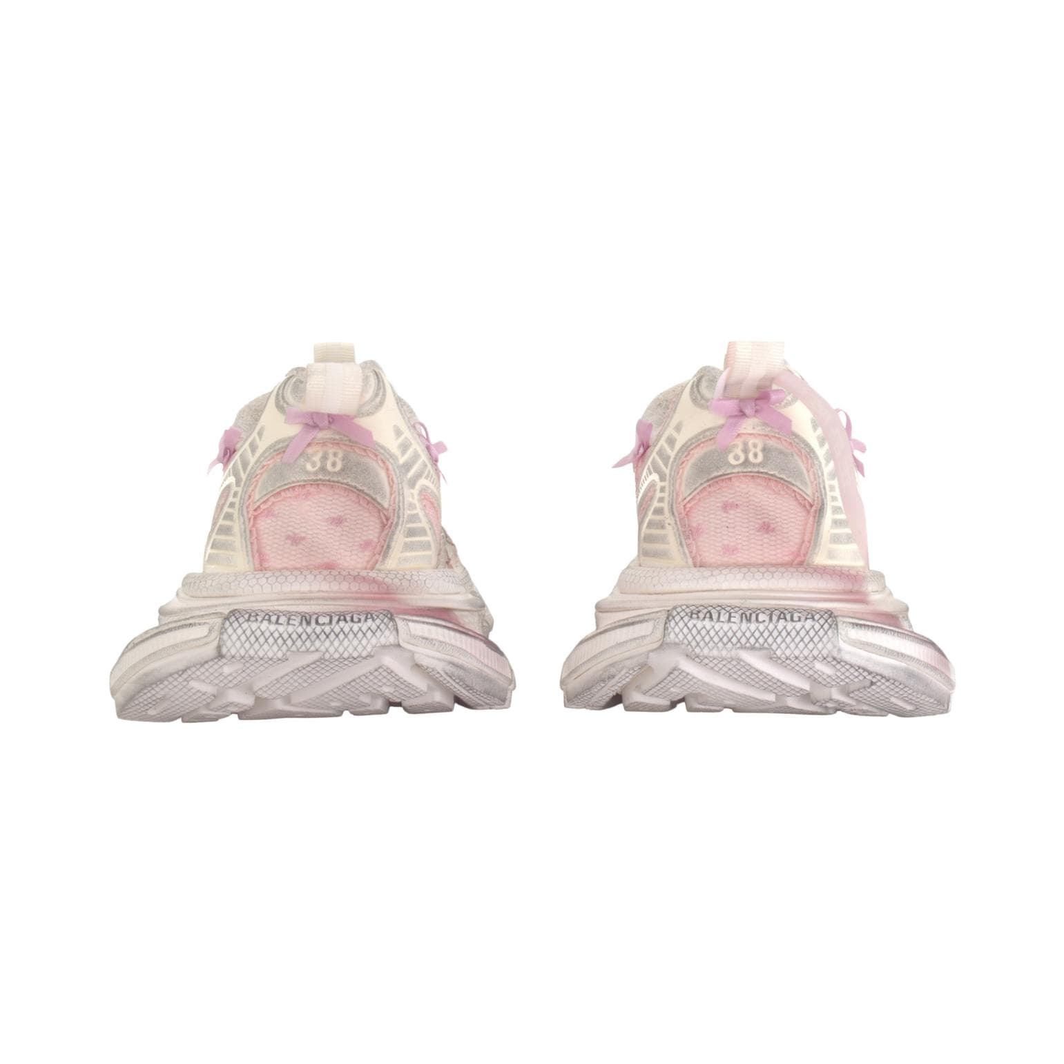 Кроссовки Balenciaga 3XL массивные кроссовки Low Top Белый Розовый Красный Женские - изображение 5