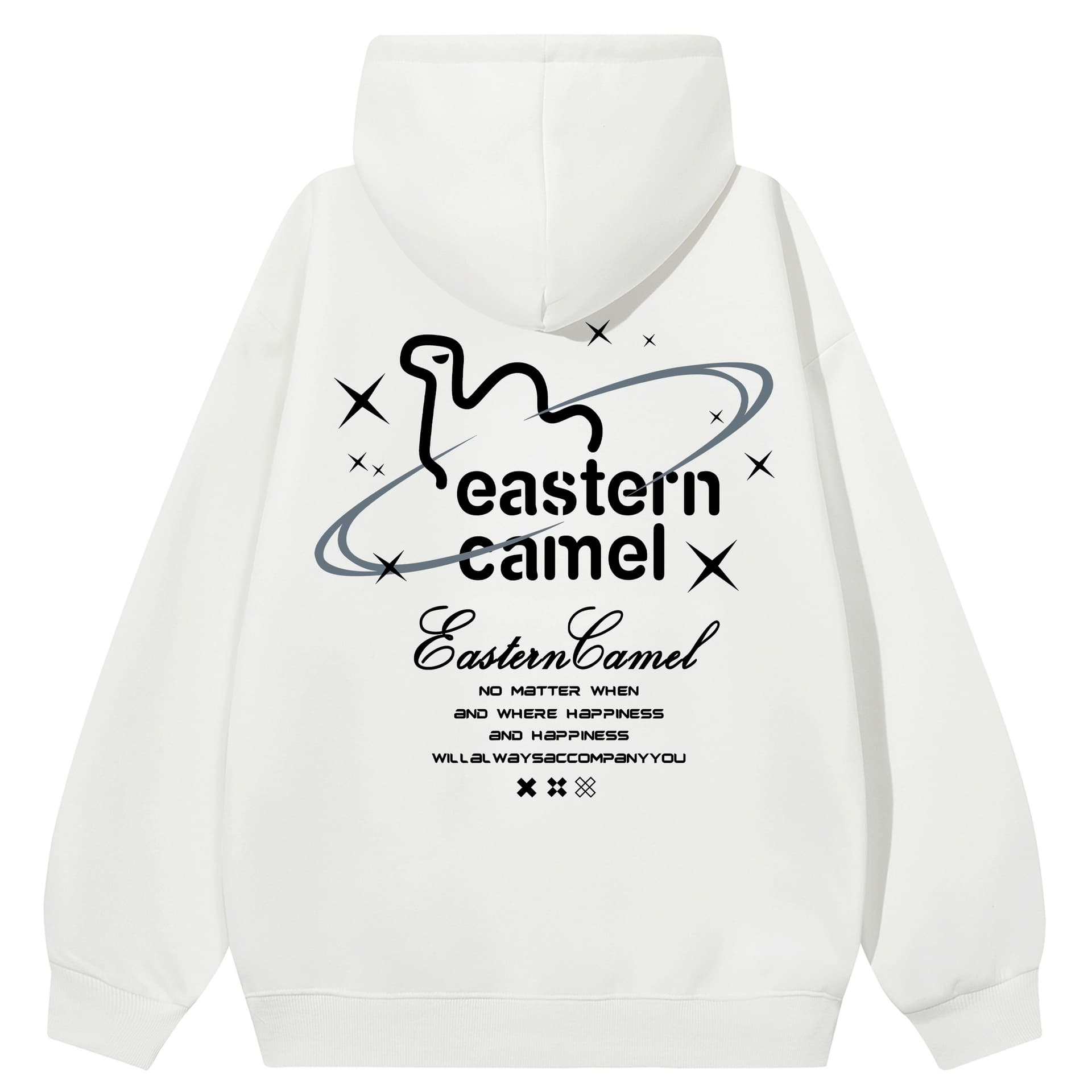 Худи EASTERN CAMEL Белый Унисекс Толстовки - изображение 2
