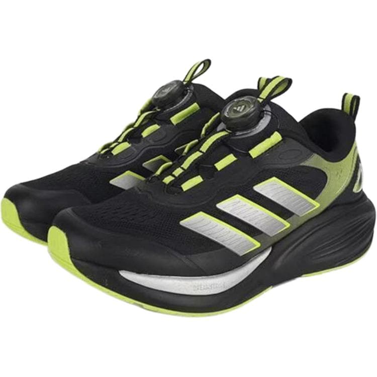 Кроссовки Adidas PLAYCUSH Удобный And Легкий Лоу-топы Беговые кроссовки Черный Детский - изображение 3