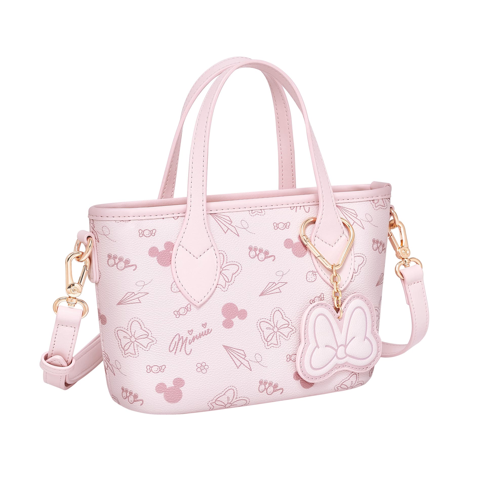 Сумка Disney Minnie Series ПУ (полиуретан) Сумки Женские Розовый - изображение 2
