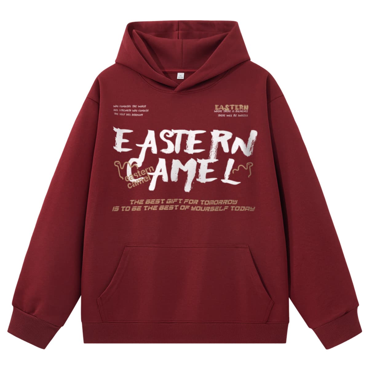 Худи EASTERN CAMEL Бургундский Унисекс Толстовки - изображение 1