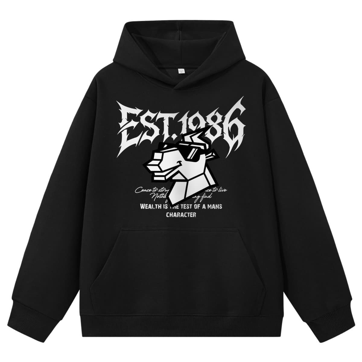 Худи EASTERN CAMEL Черный Унисекс Толстовки - изображение 1
