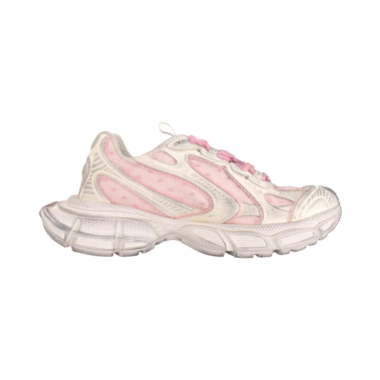 Кроссовки Balenciaga 3XL массивные кроссовки Low Top Белый Розовый Красный Женские - изображение 2