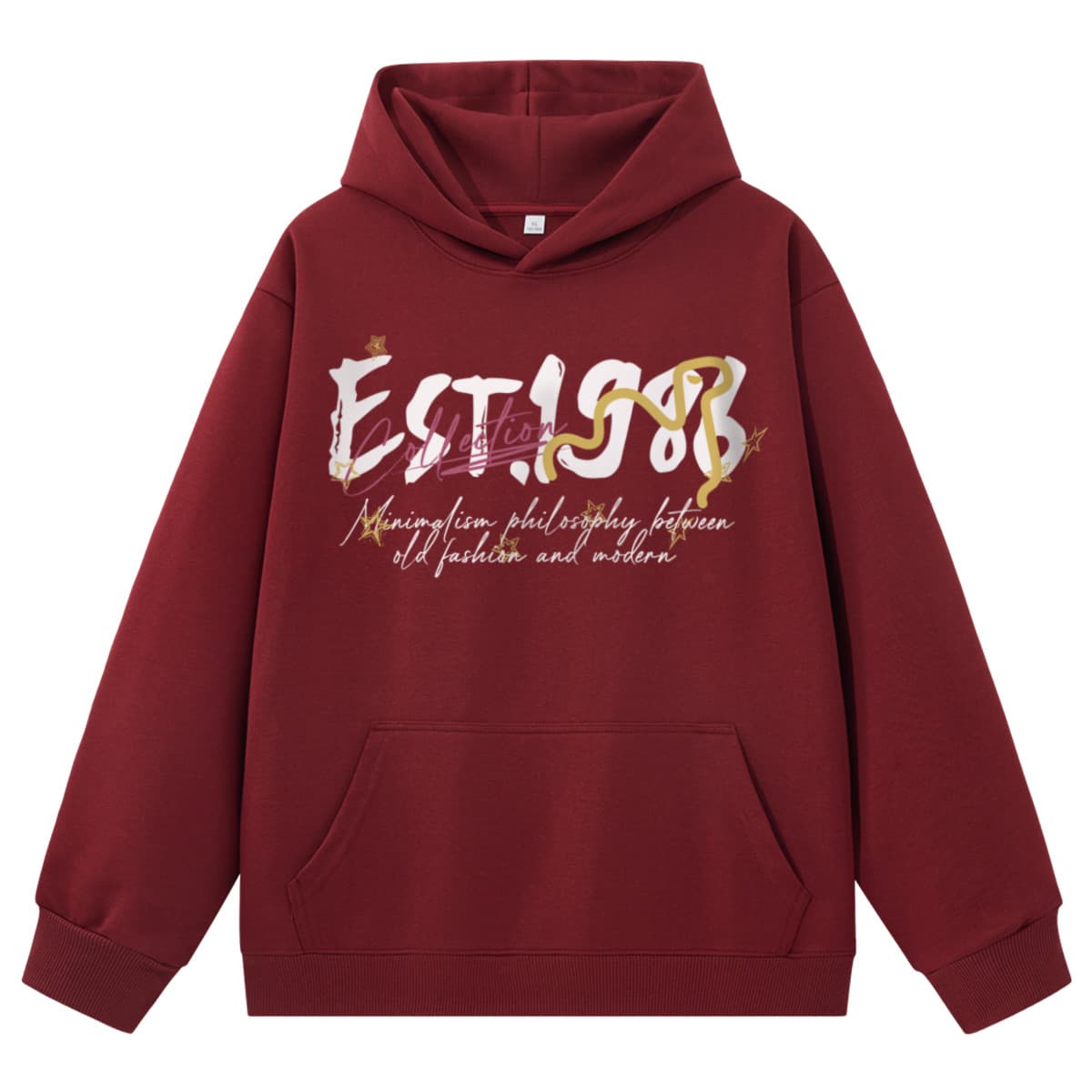 Худи EASTERN CAMEL Бургундский Унисекс Толстовки - изображение 1