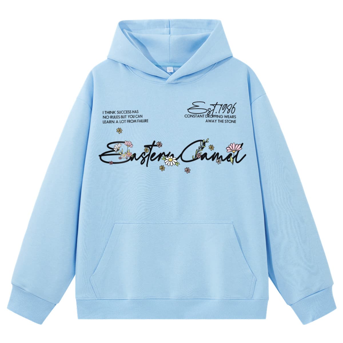 Худи EASTERN CAMEL Светло-синий Унисекс Толстовки - изображение 1