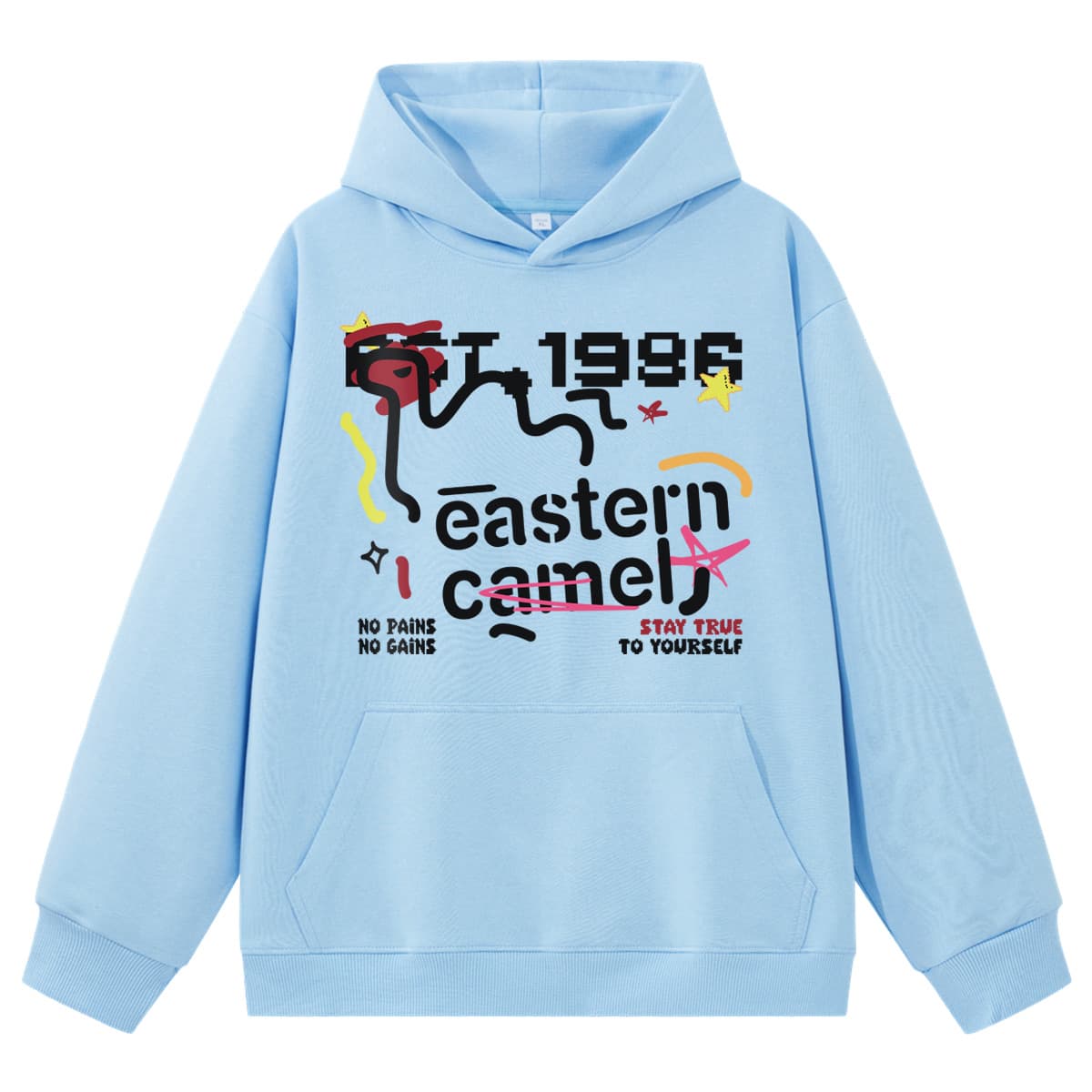 Худи EASTERN CAMEL Светло-синий Унисекс Толстовки - изображение 1