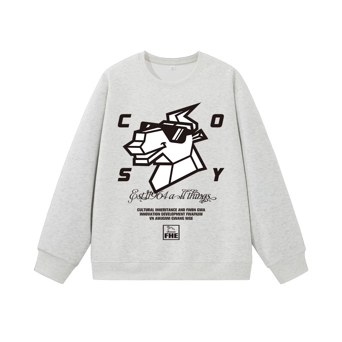 Худи EASTERN CAMEL Вересковый серый Унисекс Толстовки - изображение 1