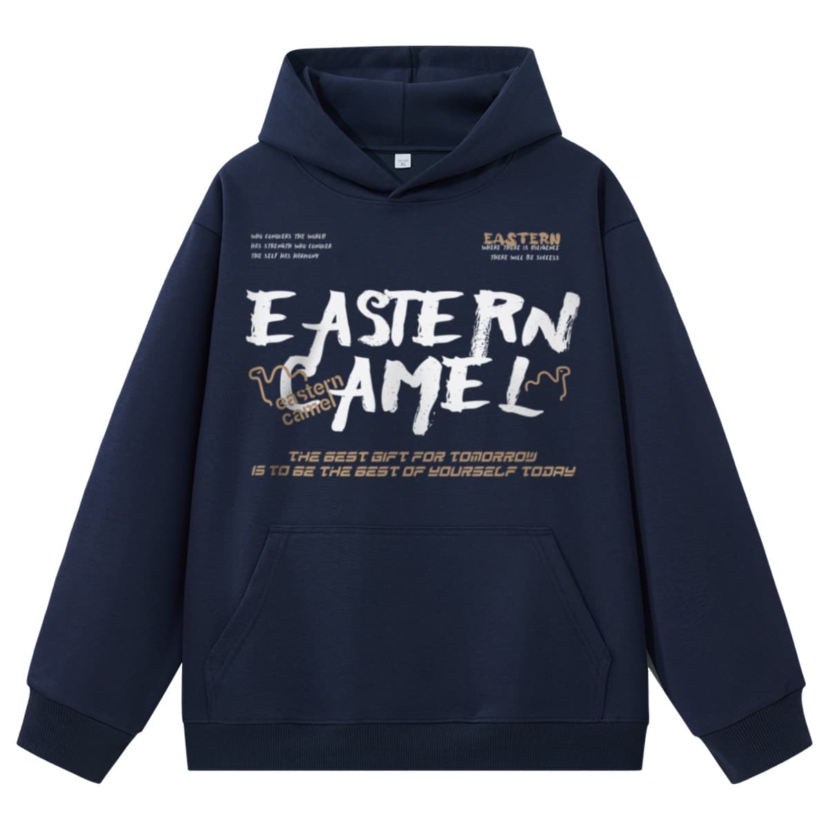 Худи EASTERN CAMEL Темно-синий Унисекс Толстовки - изображение 1