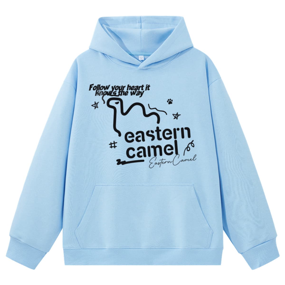 Худи EASTERN CAMEL Светло-синий Унисекс Толстовки - изображение 1