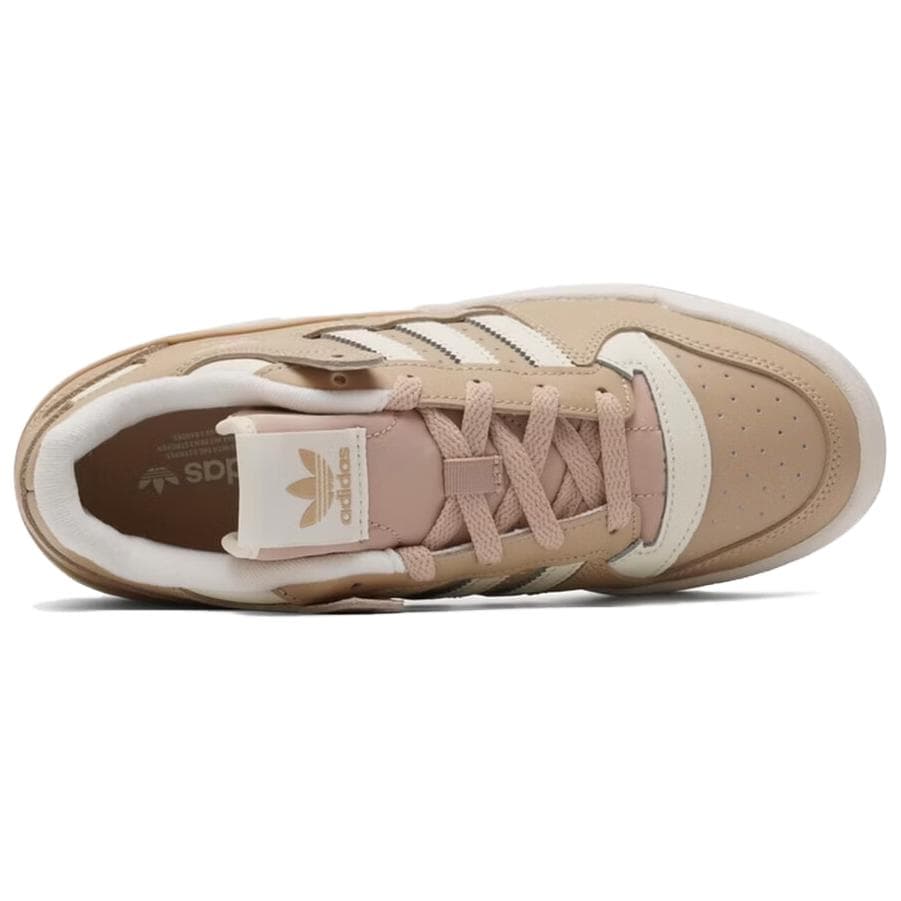 Кроссовки Adidas Originals FORUM CL Кеды для скейтбординга Low Топ Коричневый Женские - изображение 4