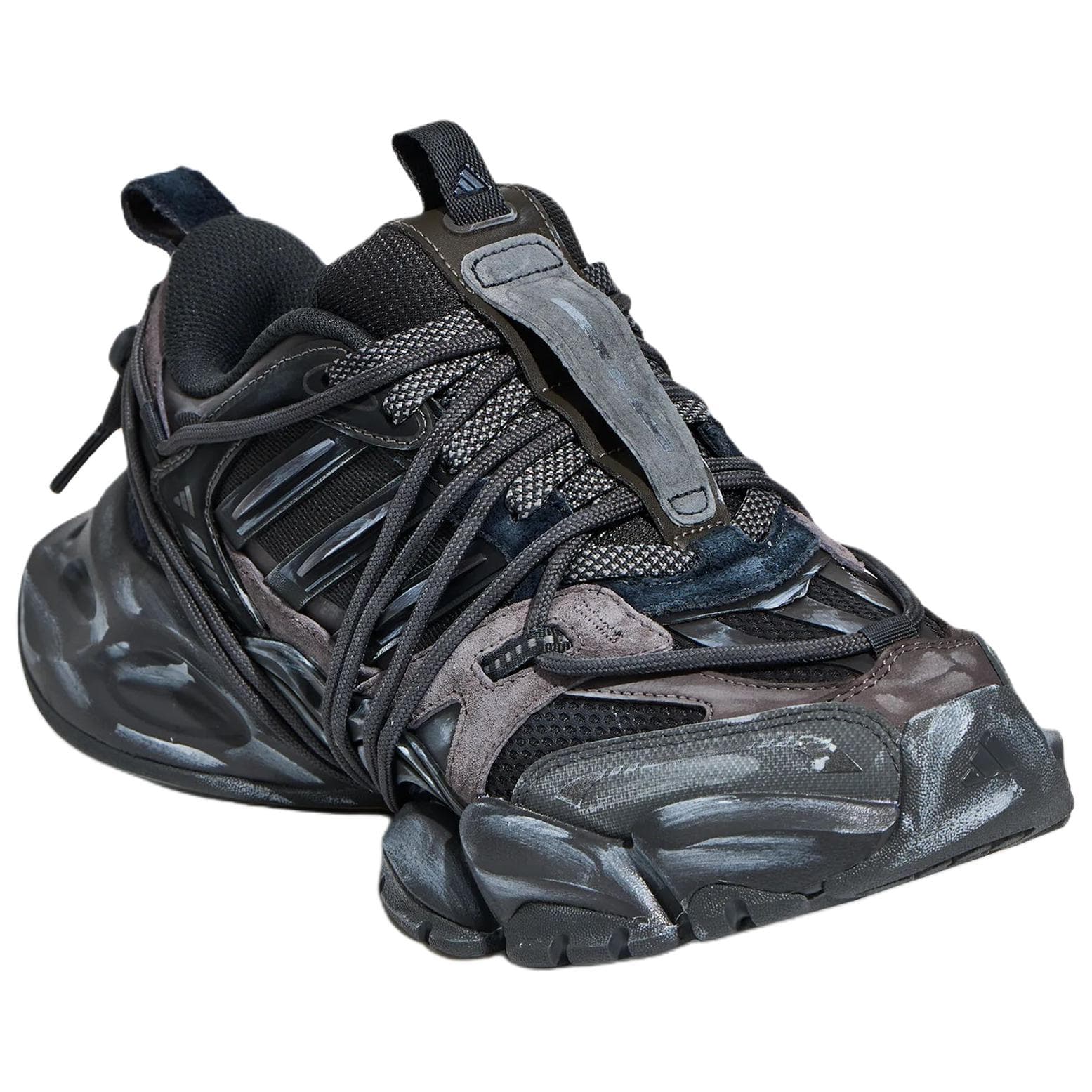 Кроссовки Adidas XLG RUNNER DELUXE 2,0 Лоу-топы Массивные кроссовки Унисекс Черно-серый - изображение 3