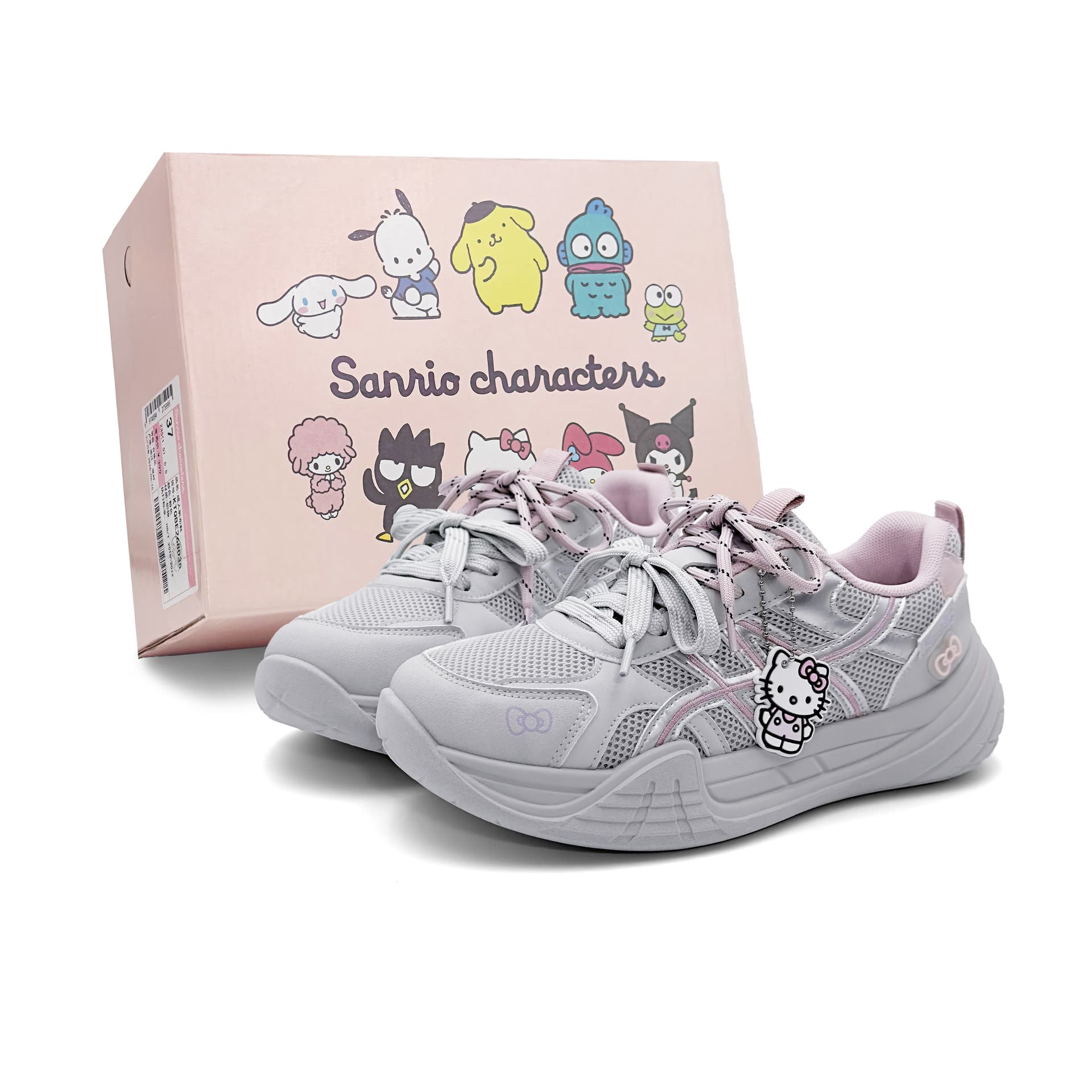 Кроссовки Sanrio Противоскользящие Износостойкие Легкие Низкие Повседневные Женские Туфли - изображение 2