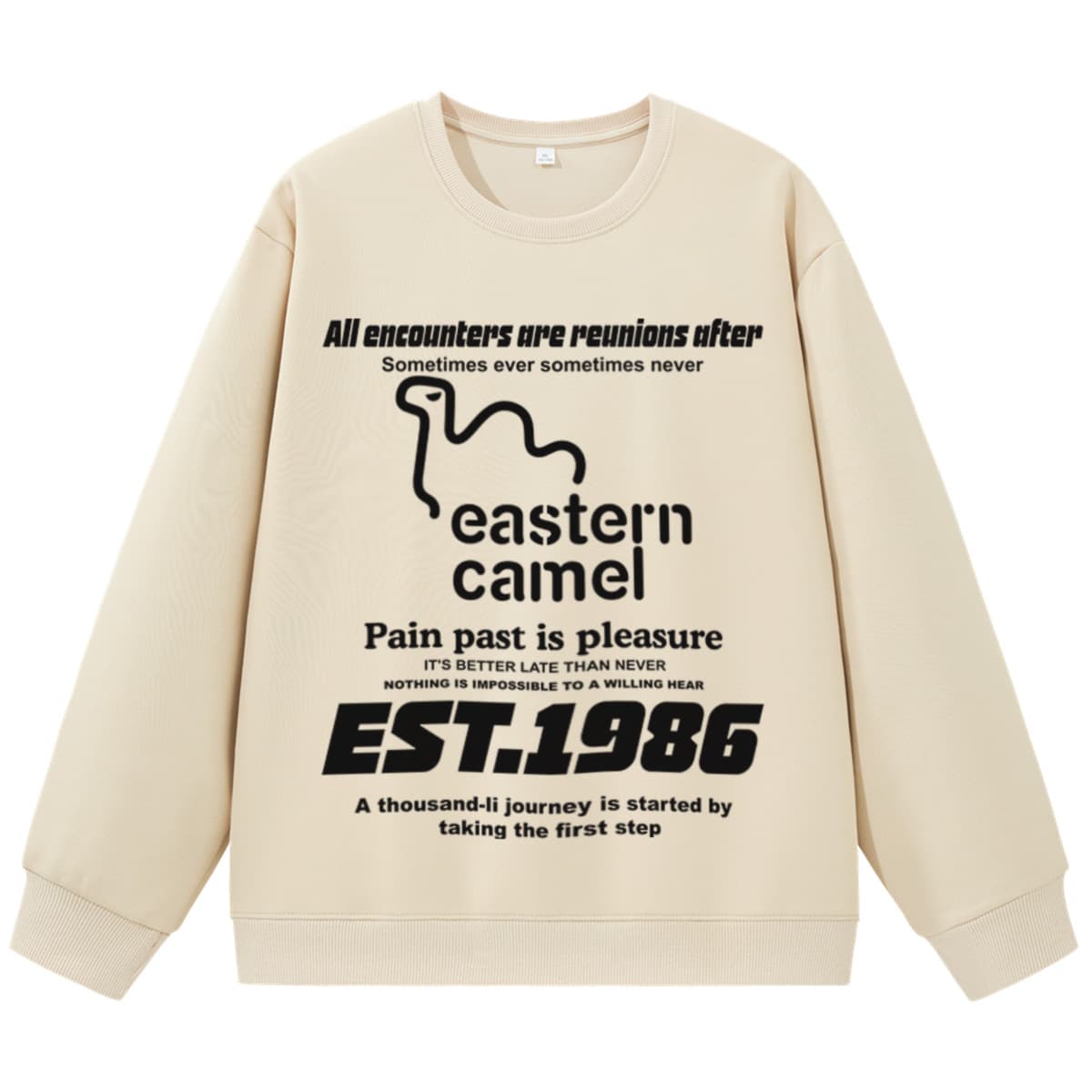Худи EASTERN CAMEL Абрикос Унисекс Толстовки - изображение 1
