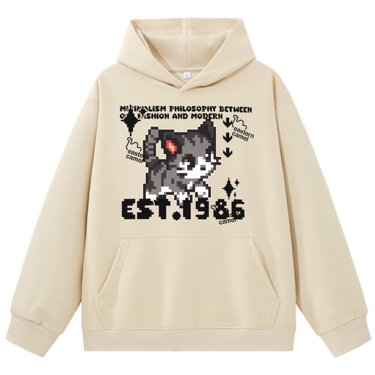 Худи EASTERN CAMEL Абрикос Унисекс Толстовки - изображение 1