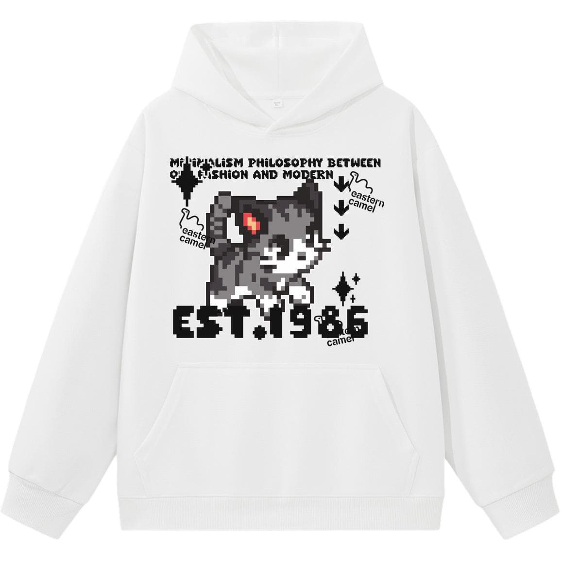 Худи EASTERN CAMEL Белый Унисекс Толстовки - изображение 1