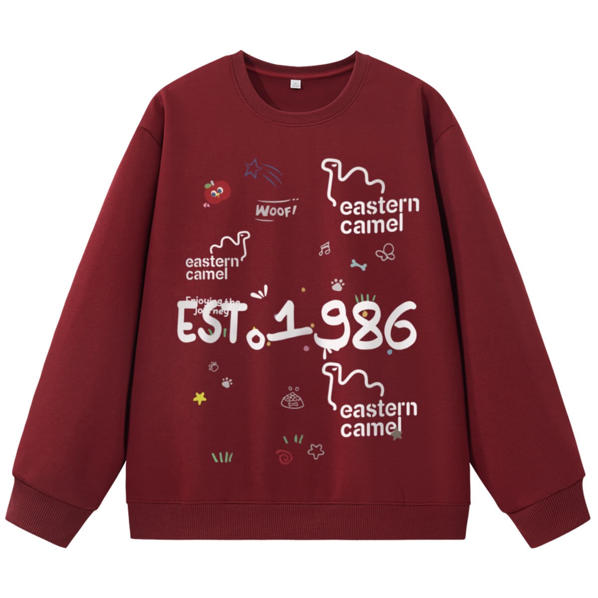 Худи EASTERN CAMEL Бургундский Унисекс Толстовки - изображение 1