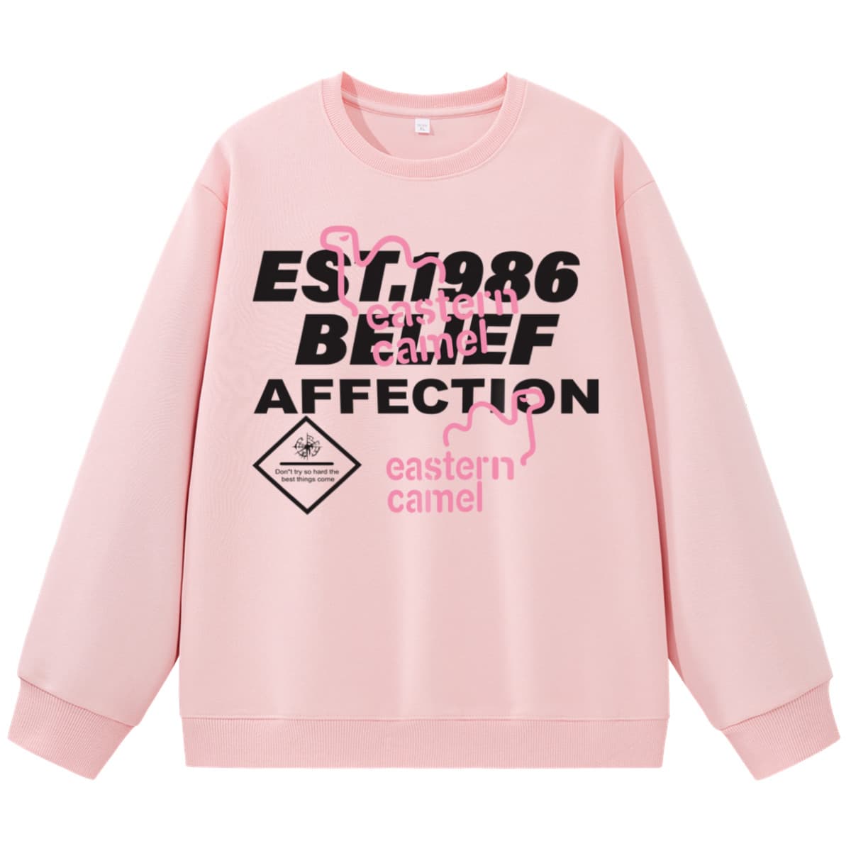 Худи EASTERN CAMEL Розовый Унисекс Толстовки - изображение 1