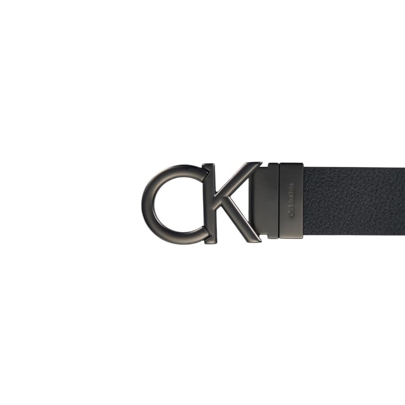Ремень CALVIN KLEIN Ремни из коровьей кожи мужской космический черный 3,5 см - изображение 3