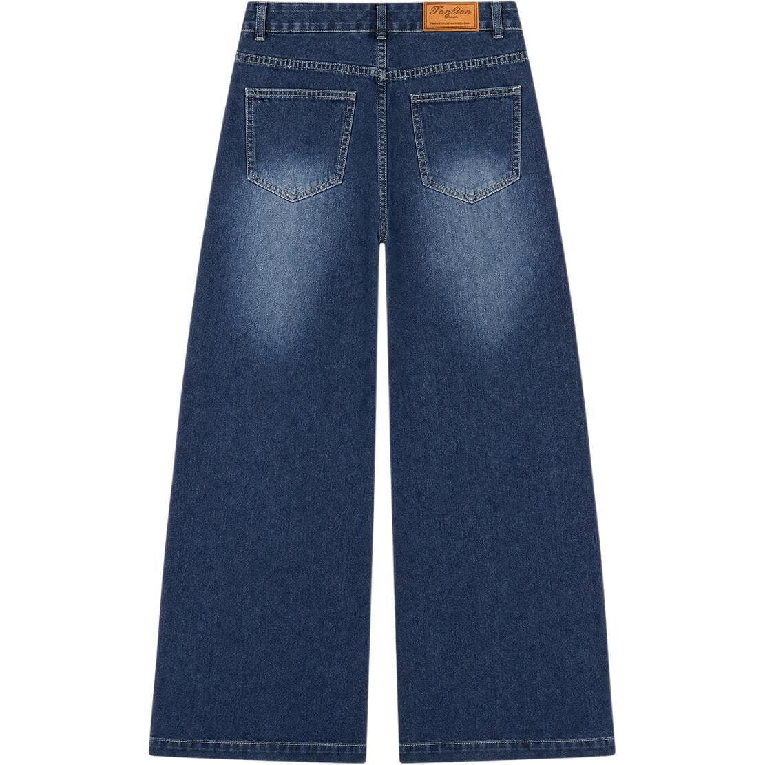 Джинсы Tonlion Темно-синий Женские Джинсы - изображение 3