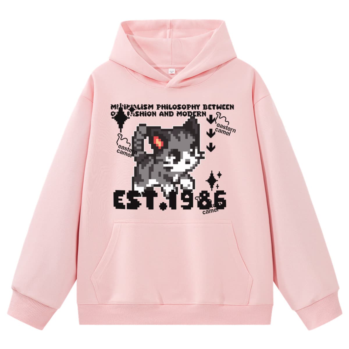 Худи EASTERN CAMEL Розовый Унисекс Толстовки - изображение 1