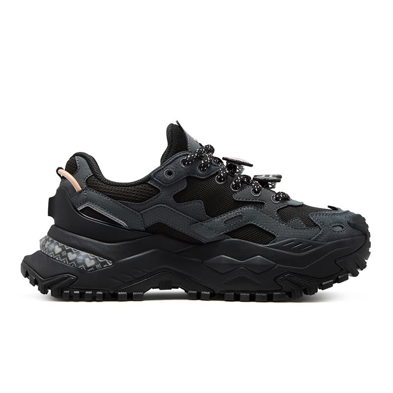 Кроссовки FILA FUSION Лоу-топы массивные кроссовки женские черный конопляный коричневый - изображение 4