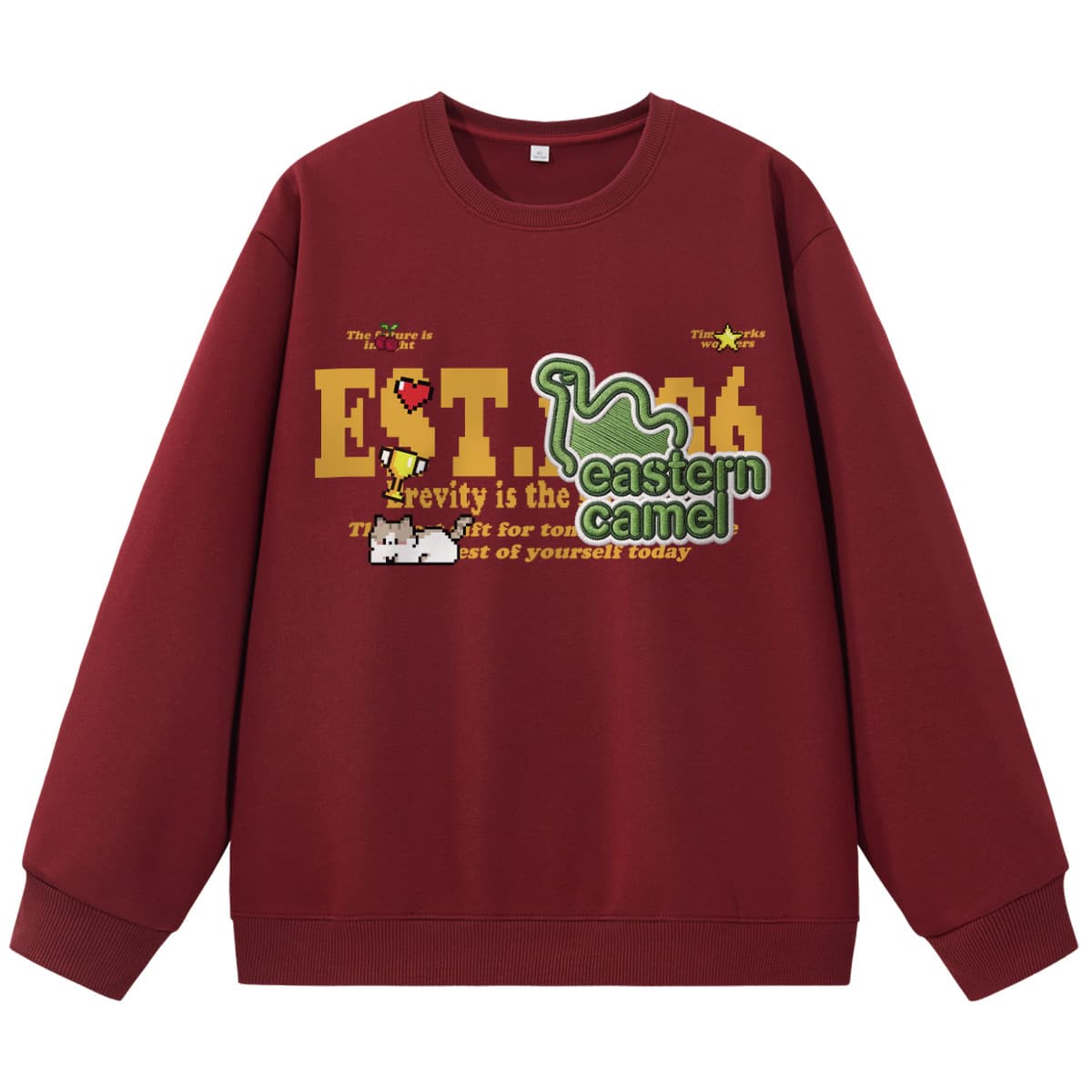 Худи EASTERN CAMEL Бургундский Унисекс Толстовки - изображение 1