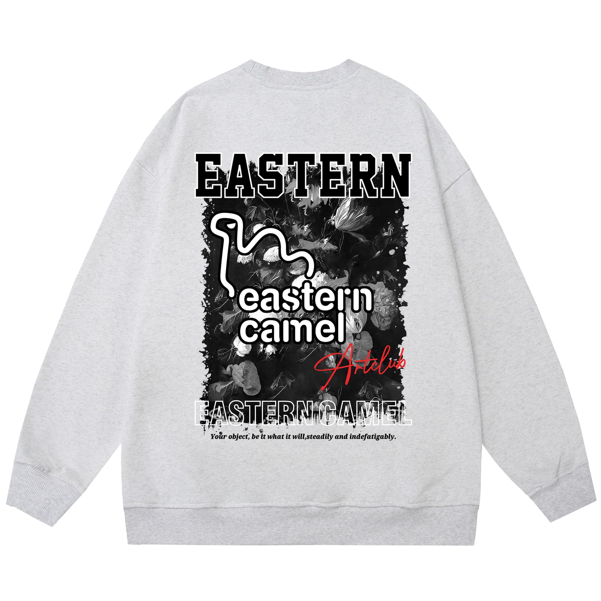 Худи EASTERN CAMEL Бело-серый вереск Унисекс Толстовки - изображение 2