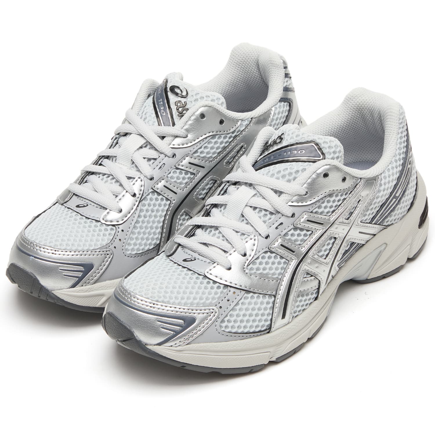 Кроссовки для бега asics Gel-1130 Беговые кроссовки Лоу-топы Серо-серебристый Унисекс - изображение 3