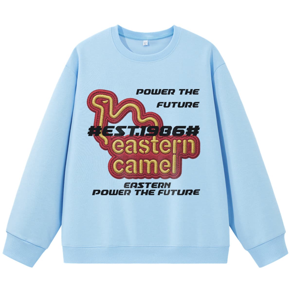 Худи EASTERN CAMEL Светло-синий Унисекс Толстовки - изображение 1