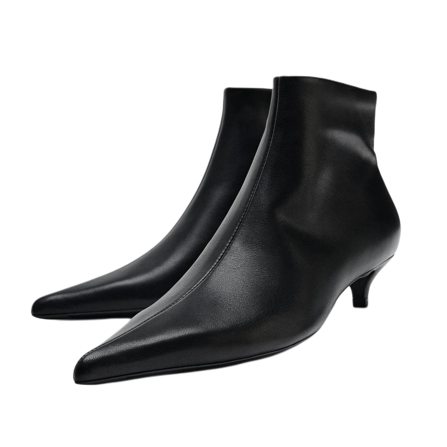 Сапоги zara Ботильоны Черный Женские - изображение 2
