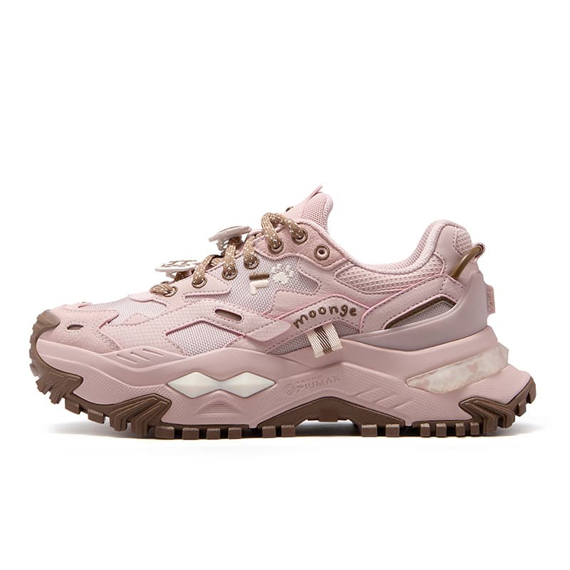Кроссовки FILA FUSION Лоу-топы массивные кроссовки женские дым розовый солодово-коричневый - изображение 1