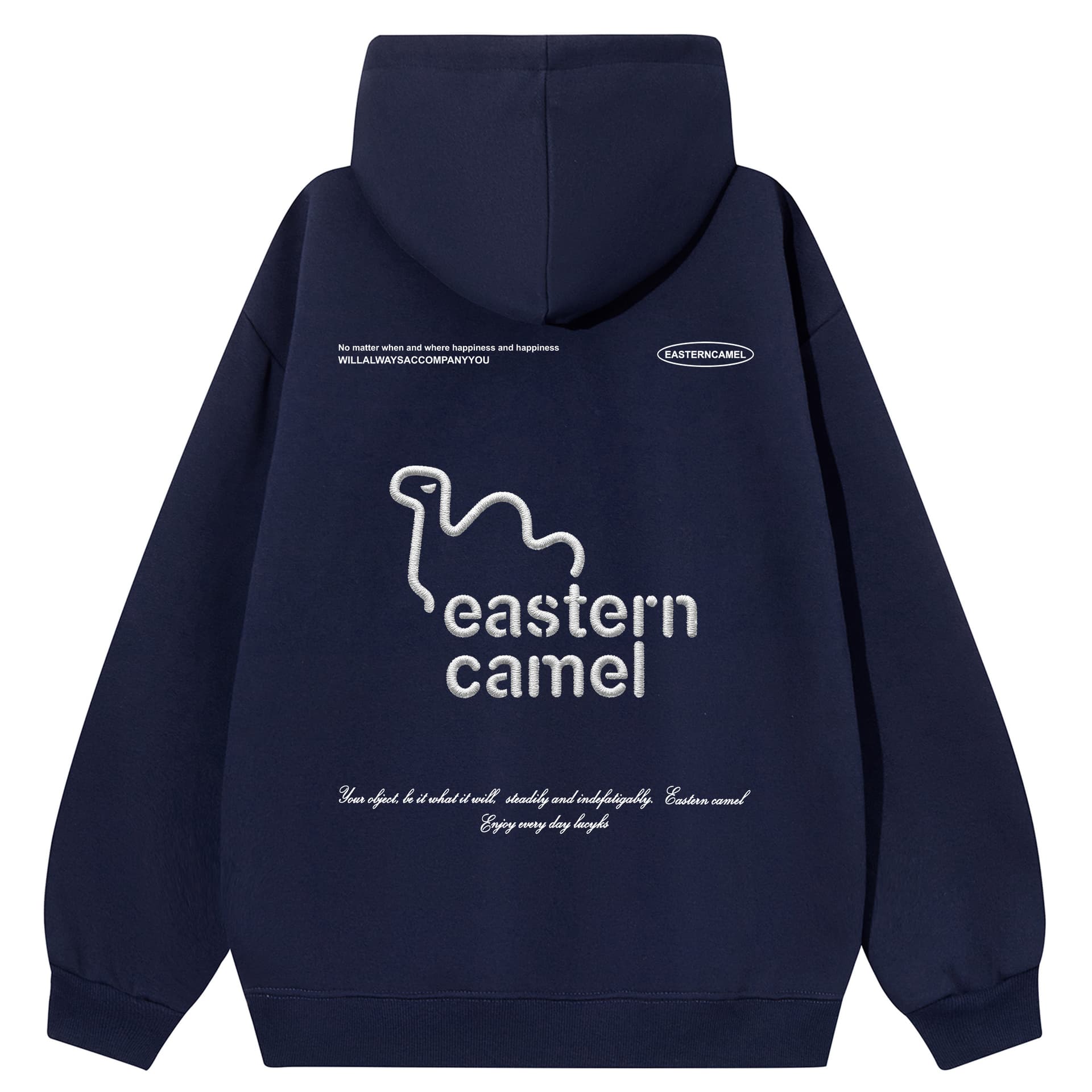 Худи EASTERN CAMEL Темно-синий Унисекс Толстовки - изображение 2