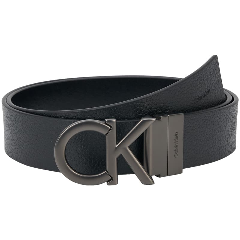 Ремень CALVIN KLEIN Ремни из коровьей кожи мужской космический черный 3,5 см - изображение 1