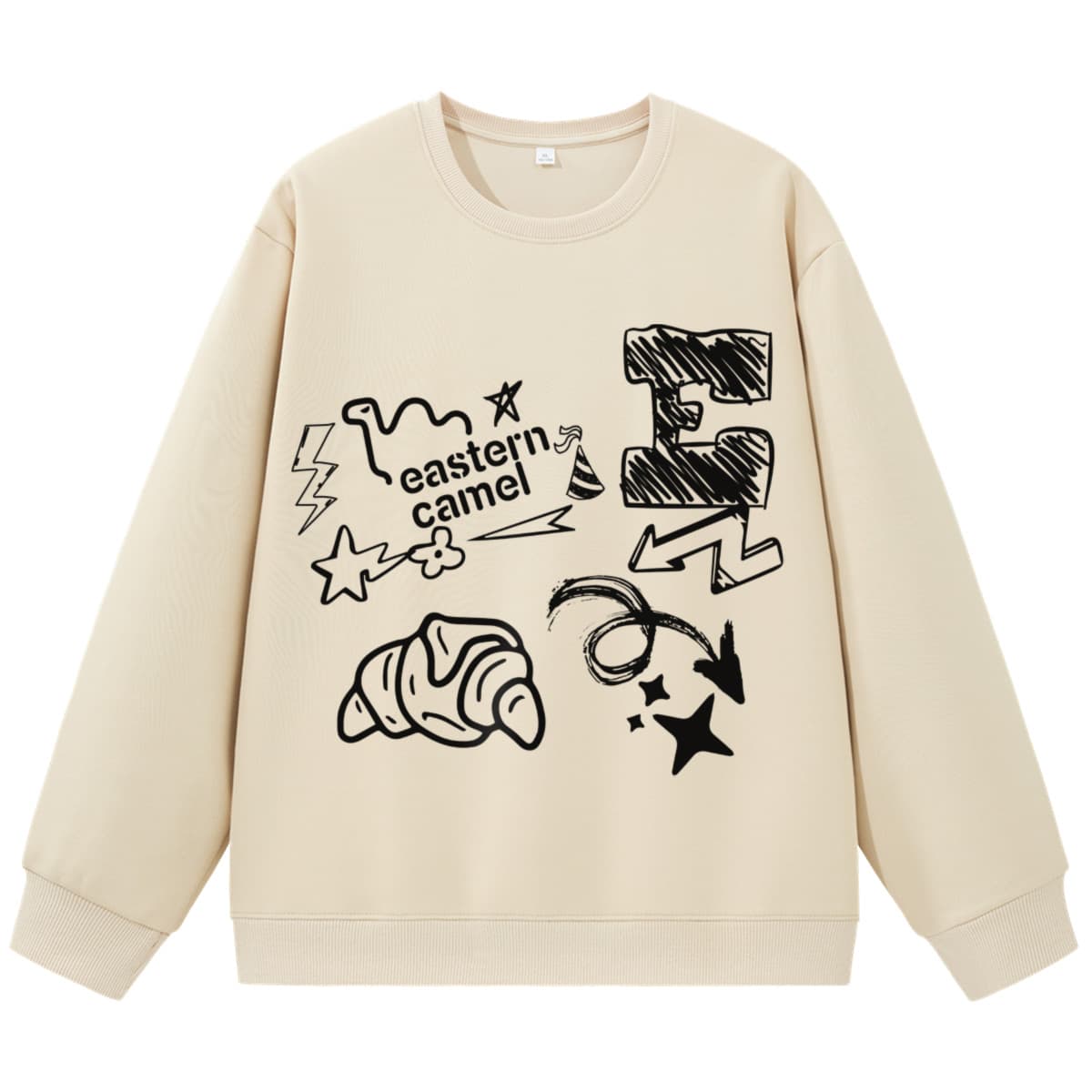 Худи EASTERN CAMEL Абрикос Унисекс Толстовки - изображение 1