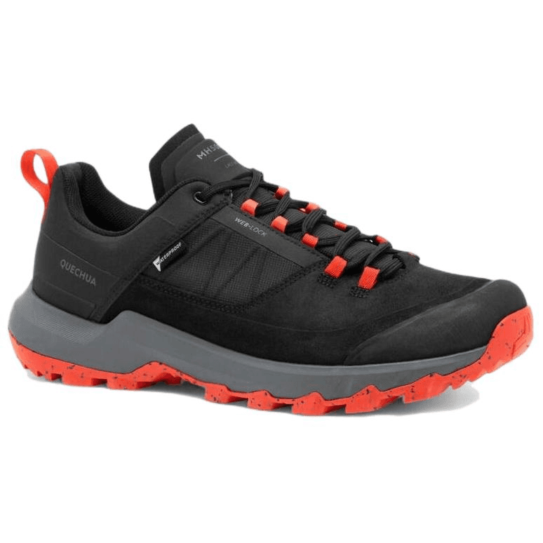 Кроссовки DECATHLON MH500 Низкий Топ Походная Обувь Мужская Черная Серый - изображение 6