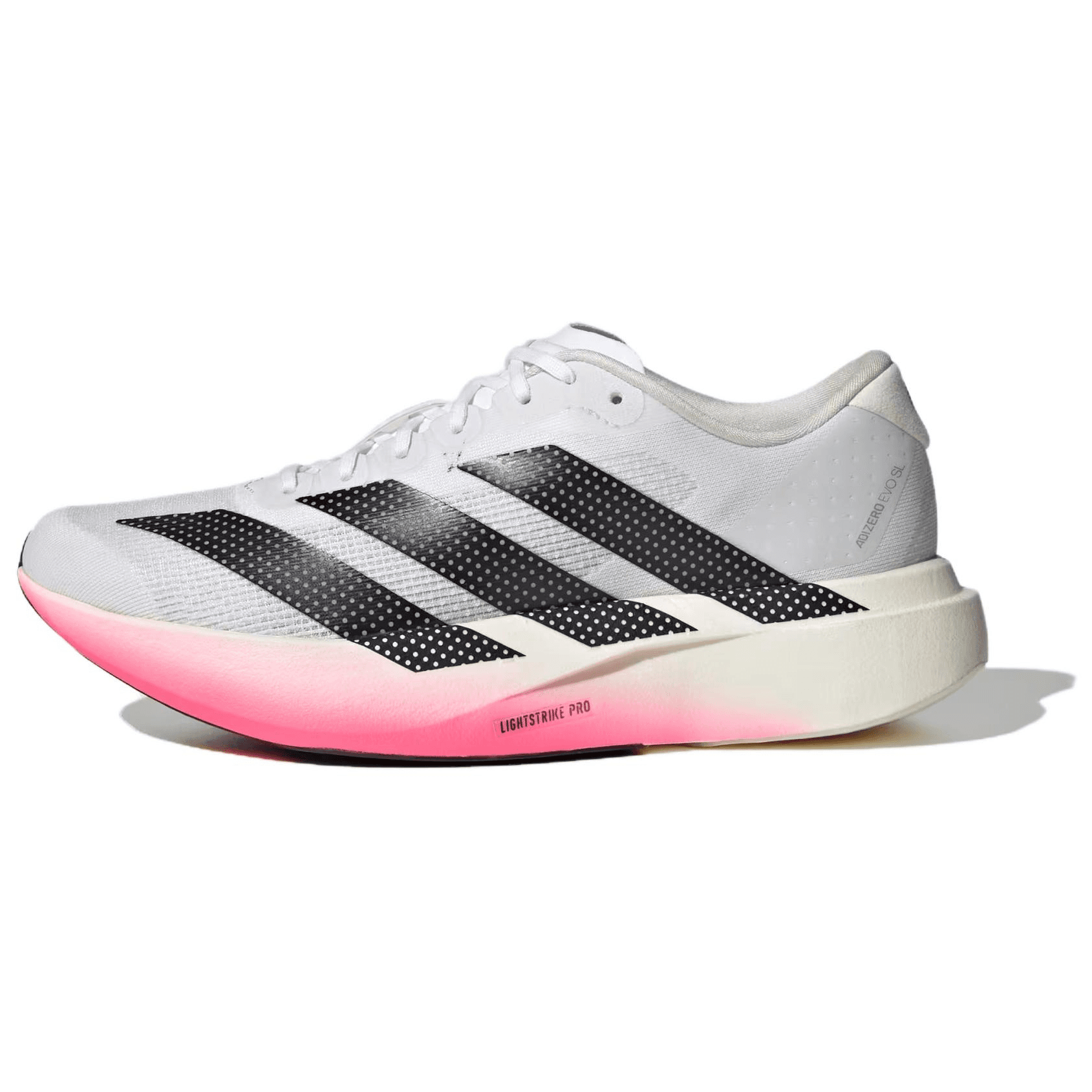 Кроссовки для бега Adidas Adizero EVO SL Беговые кроссовки Низкие Облачный Белый Основной Черный Солнечный Желтый Женские - изображение 1