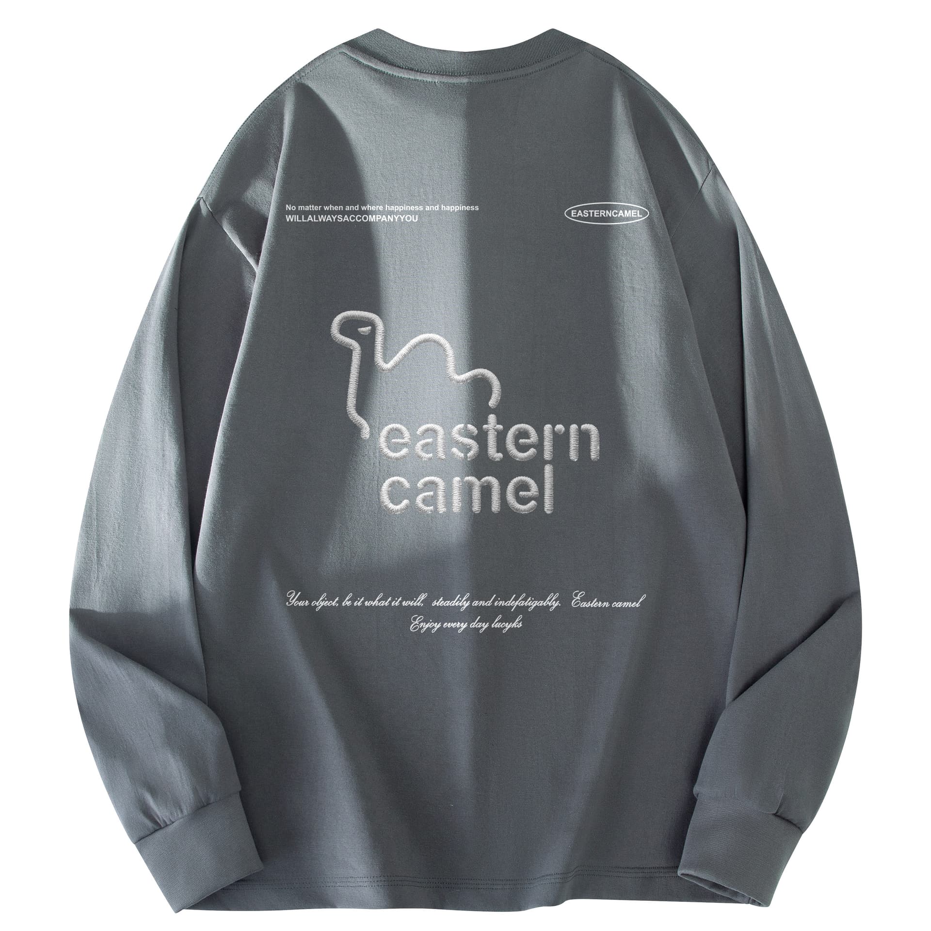 Футболка EASTERN CAMEL Серый Унисекс Футболки - изображение 2