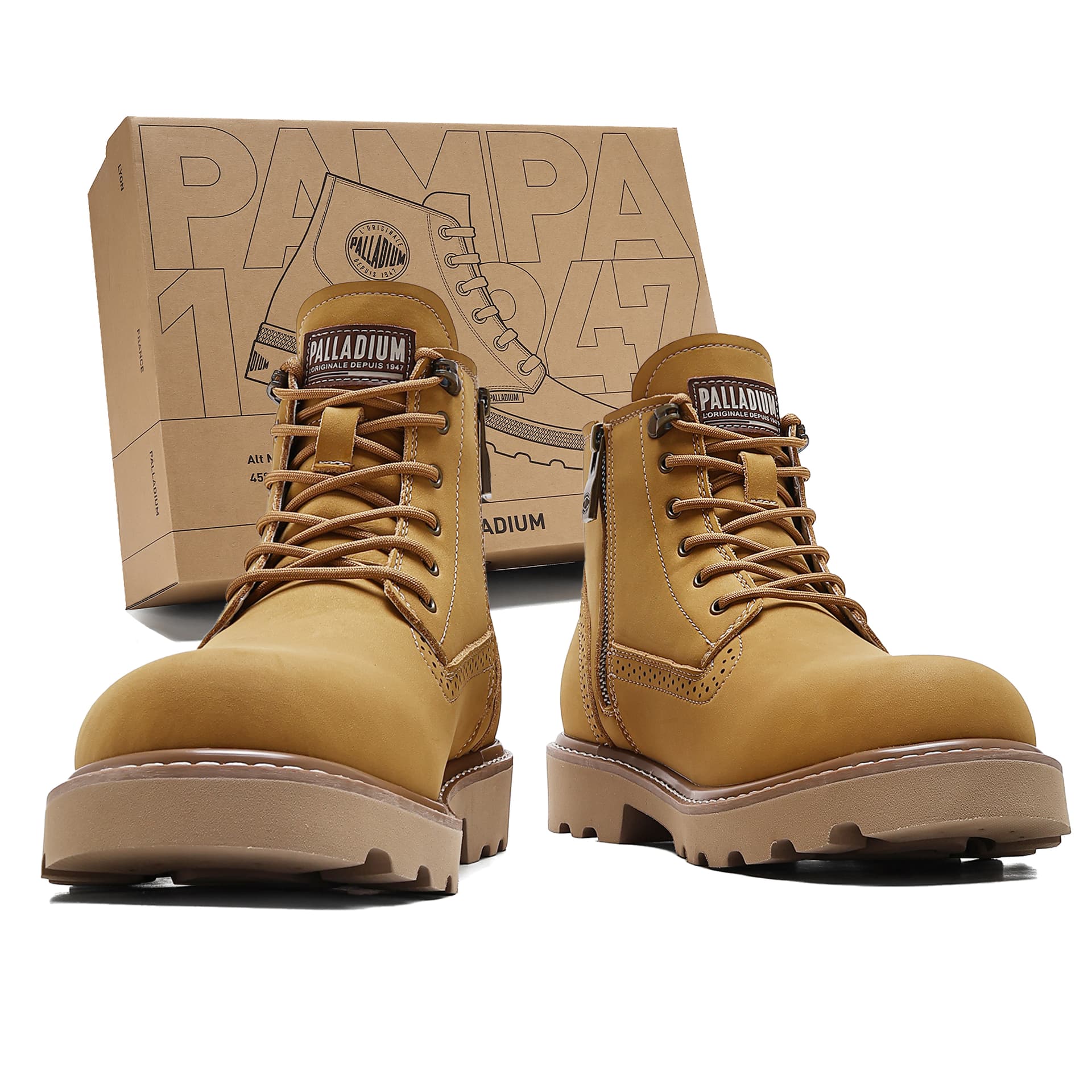 Ботинки Palladium Pampa Хай-топы Армейские ботинки Унисекс - изображение 2