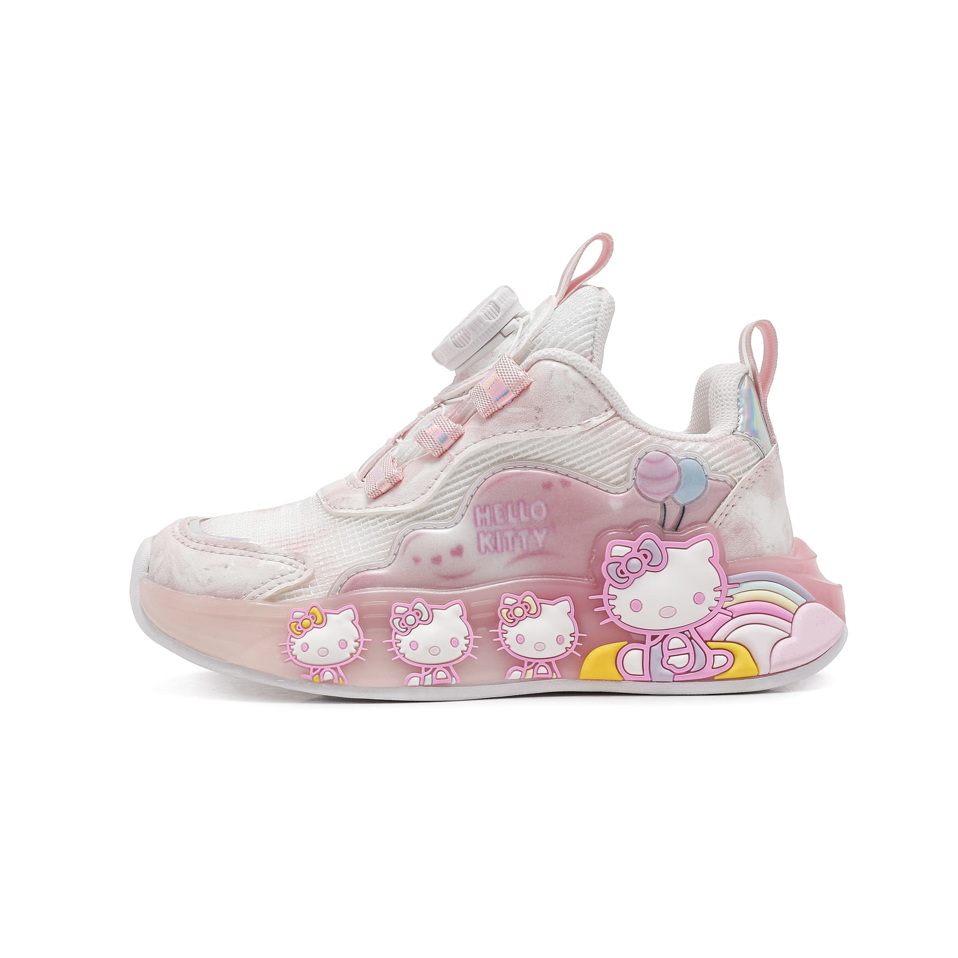 Кроссовки Sanrio Hello Kitty Синтетическая кожа противоскользящая износостойкая водонепроницаемая низкие кеды повседневная обувь - изображение 1