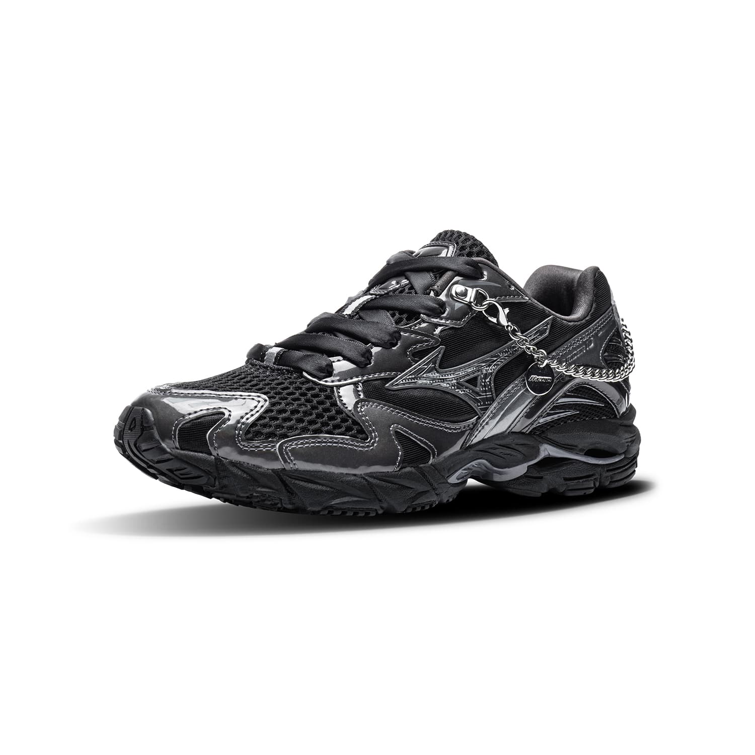 Кроссовки Mizuno Wave Rider 10 Лоу-топы Повседневная обувь Женские Черный - изображение 2