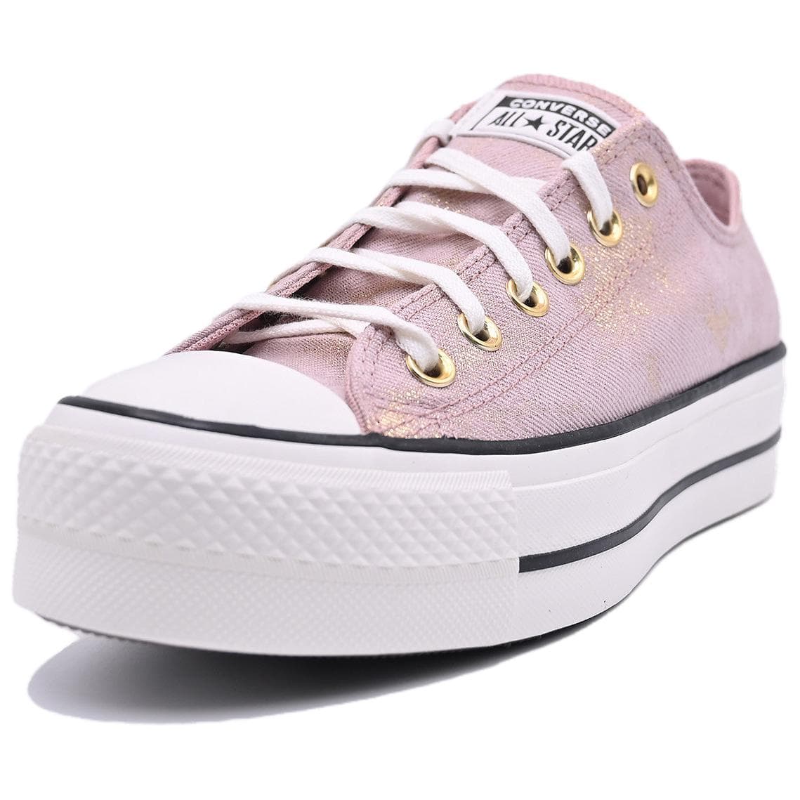 Кеды Converse Chuck TAYLOR All Star Lift Лоу-топы Кеды Женские Светло-розовый - изображение 3