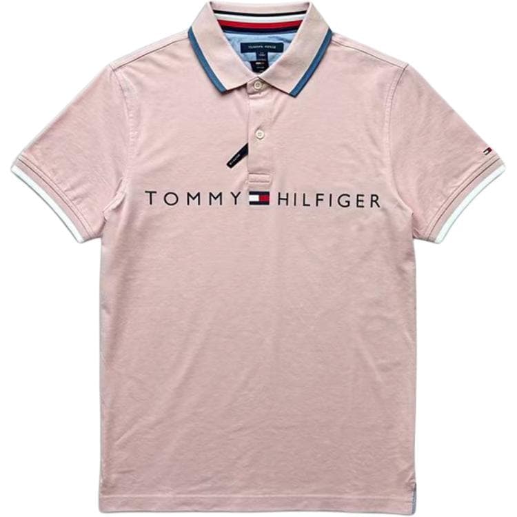 Поло Tommy Hilfiger Розовый Мужской Поло - изображение 1