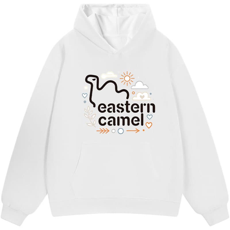 Худи EASTERN CAMEL Белый Унисекс Толстовки - изображение 1