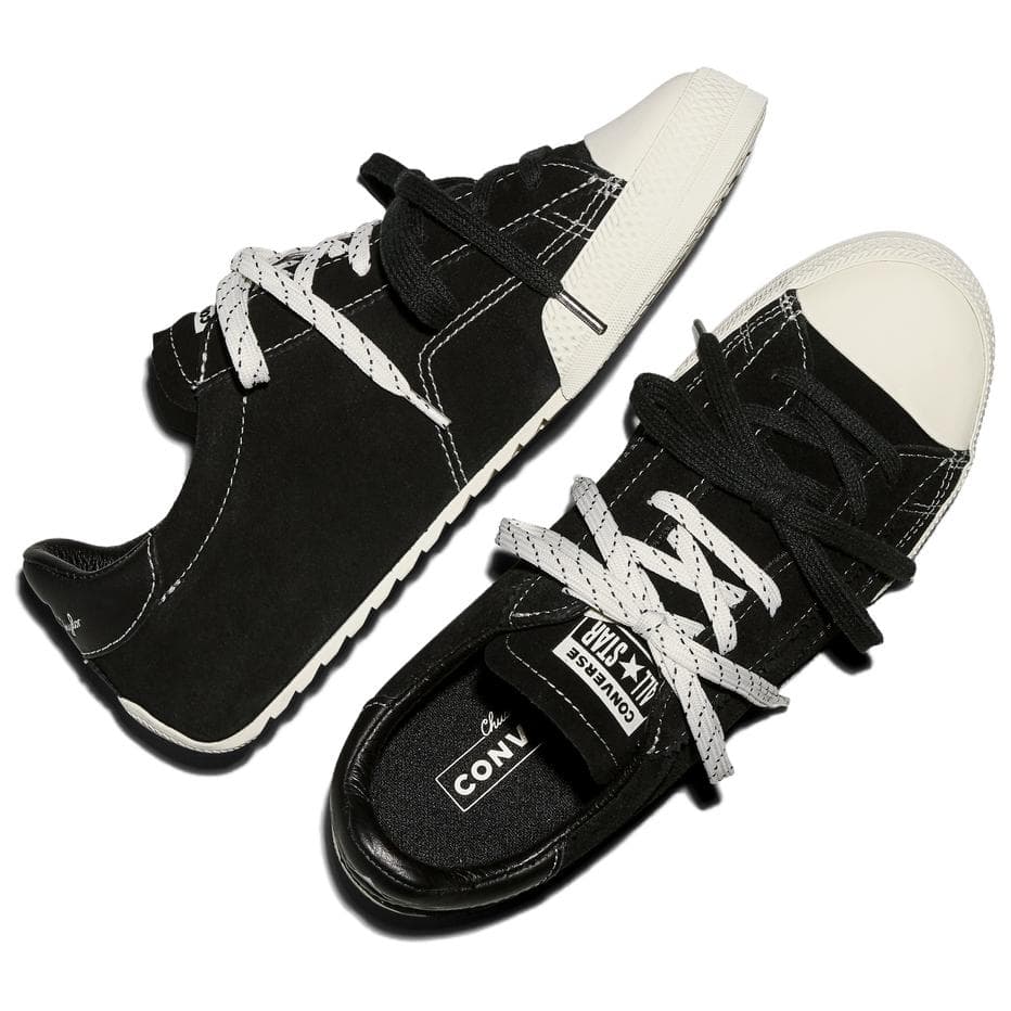 Кроссовки Converse Chuck TAYLOR Дышащие Низкие Повседневные Кроссовки Унисекс Черные - изображение 3