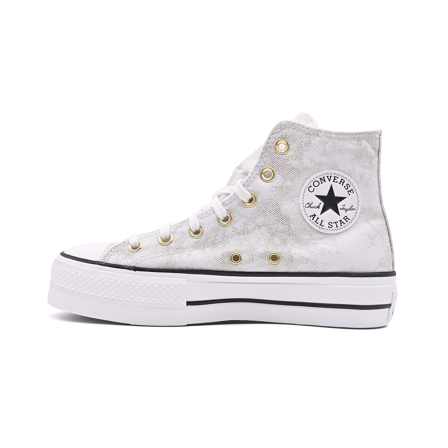 Кеды Converse Chuck TAYLOR All Star Lift Хай-топы Кеды Женские Желтый белый - изображение 2