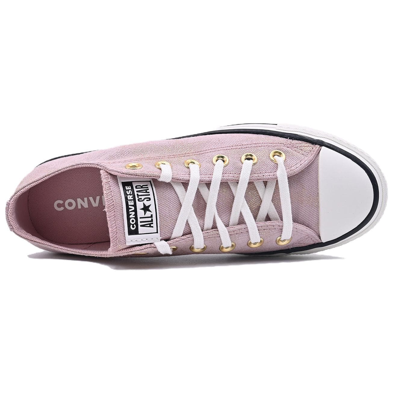 Кеды Converse Chuck TAYLOR All Star Lift Лоу-топы Кеды Женские Светло-розовый - изображение 5