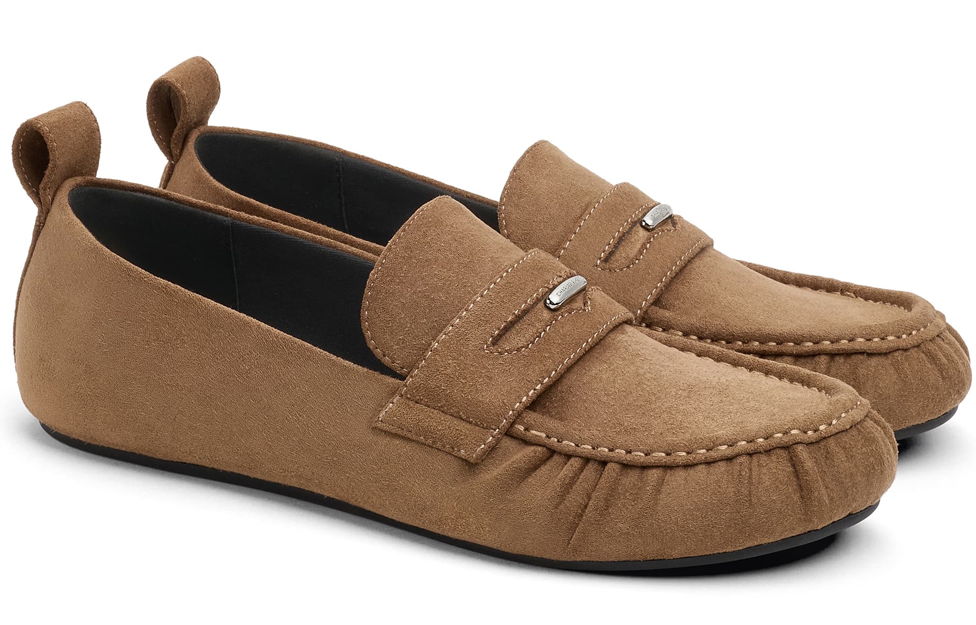 Лоферы CHARLES KEITH Маленький CK PU (полиуретан) текстильные лоферы 0,5 см женские - изображение 2