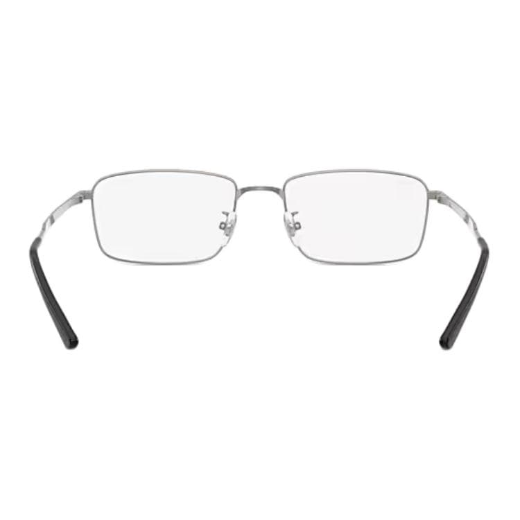 Оправа RayBan Титан Прямоугольная форма Очки с диоптриями Унисекс Полированный Металлический серый - изображение 4